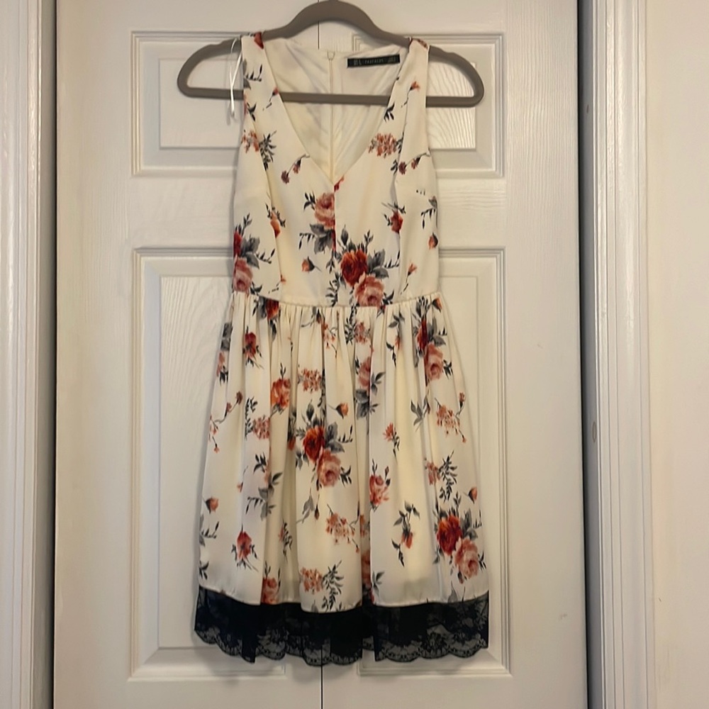 Floral print Aline dress from Zara